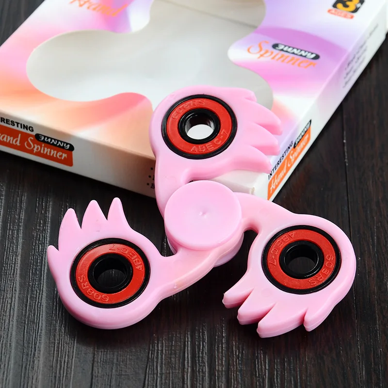 Непоседа Tri-Spinner Игрушки Сенсорные Ерзает Аутизм СДВГ Ручной Счетчик Анти-Стресс