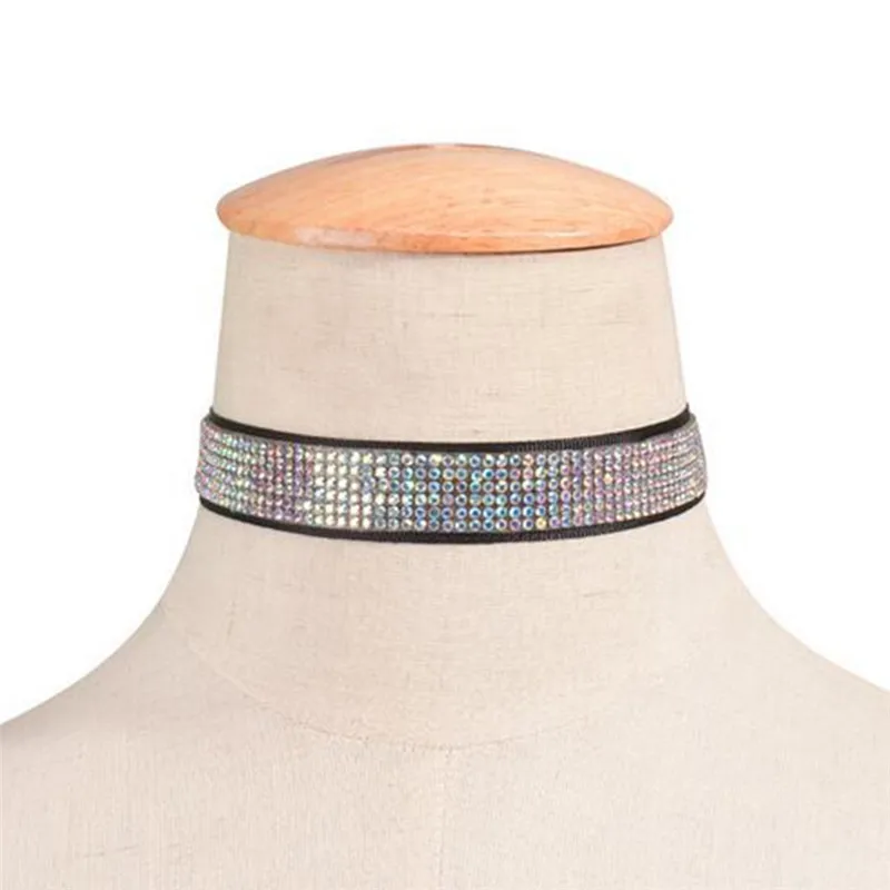 Ожерелье чокер со стразами для свадебной вечеринки 2 размера|party words|jewelry stickerjewelry