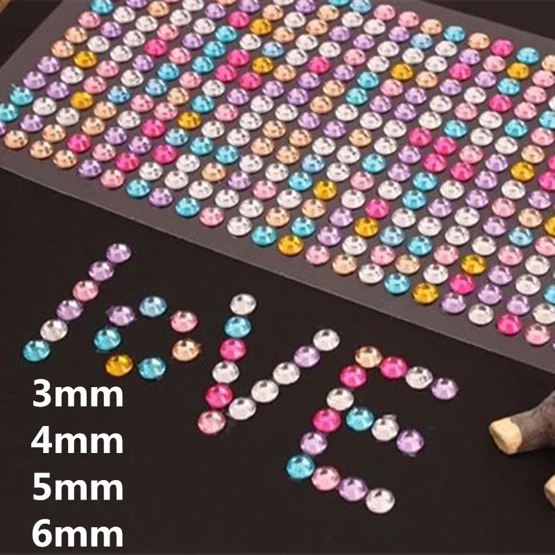 Полноцветные стразы декоративные наклейки стильные аксессуары для мобильных
