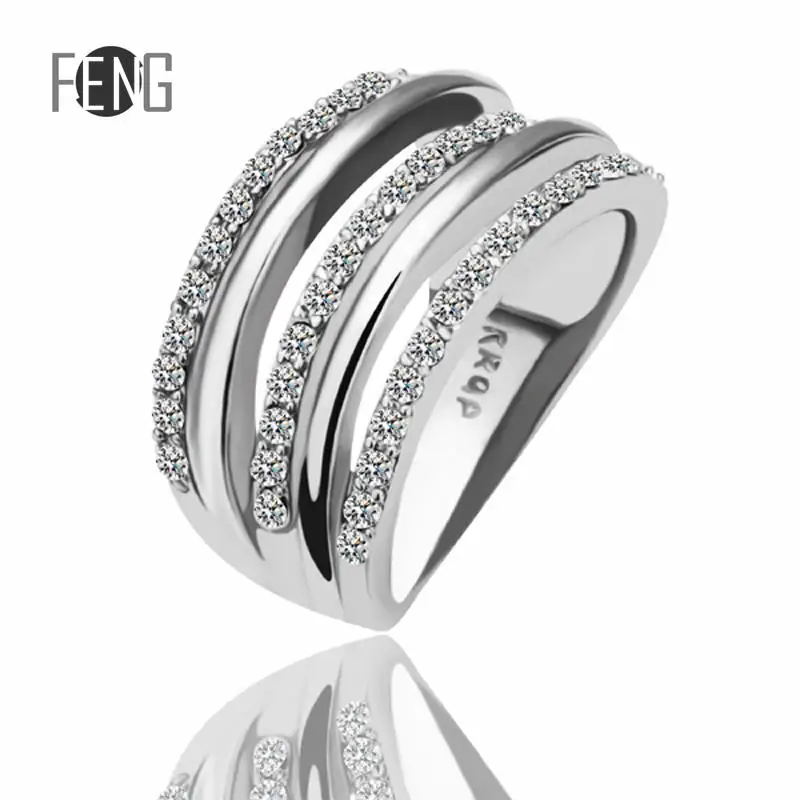 R067 Wholesale High QualityNickle Free Antiallergic New Fashion Jewelry 18K Real Gold Plated Ring For Women Shipping | Украшения и
