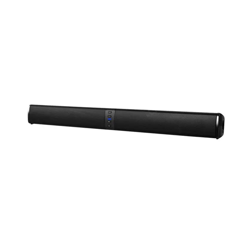 Black Home Theater 20W Bluetooth Soundbar Tv Aux Optic Bluetooth Soundbar Speakers Column Soundbar With Subwoofer Speaker For Tv - Цвет: Black