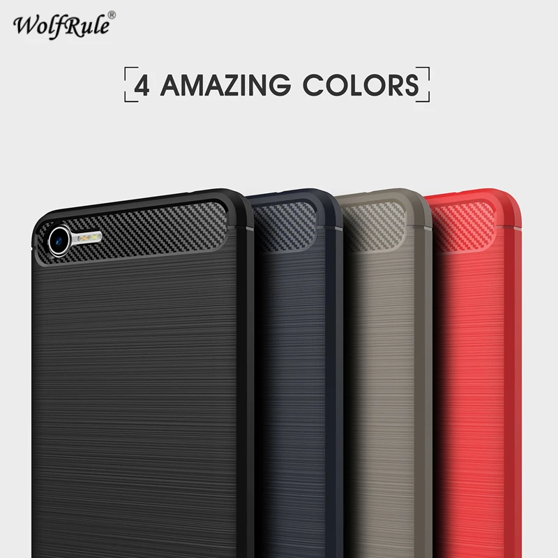 WolfRule For Meizu E2 Case Cover Shockproof Soft TPU Brushed Back M2E 5.5'' |