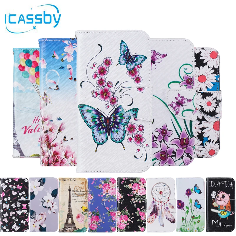 Чехол Etui для Huawei Y3 II кожаный чехол бумажник с откидной крышкой Y3II 2 LUA U22 Lua L21 Capinha