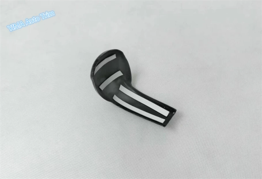 

Lapetus Sport Style Print Gear Shift Knob Frame Cover Trim Fit For Mazda CX-3 2015 2016 2017 2018 2019 ABS Carbon Fiber Look