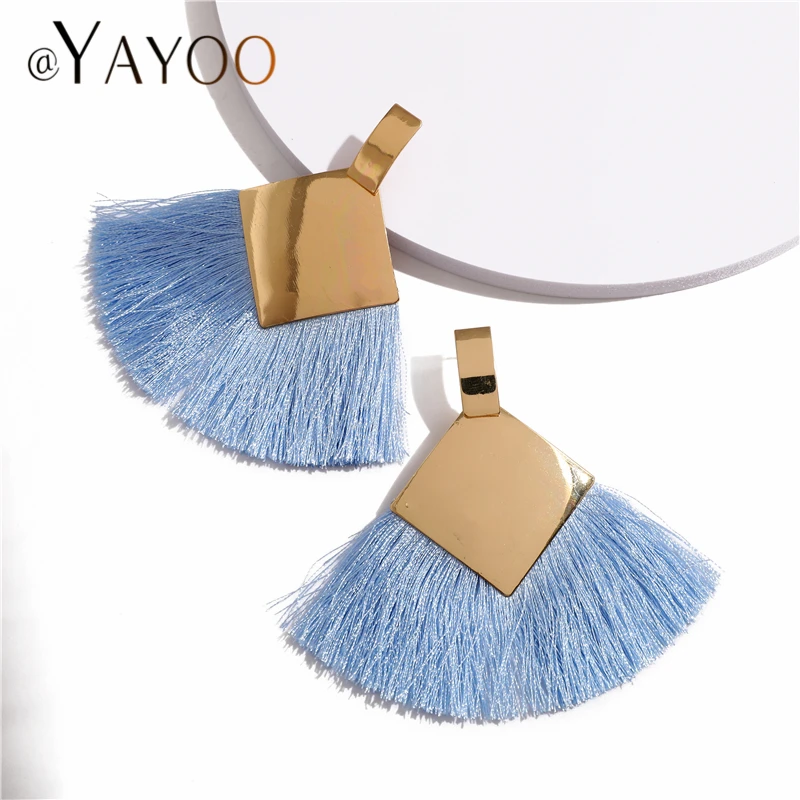 Сережки с кисточками Boho цвета Ретро очаровательные Висячие серьги для женщин