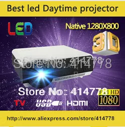 Full hd 3d из светодиодов главная проекторы 200 Вт лампы яркость достаточно для
