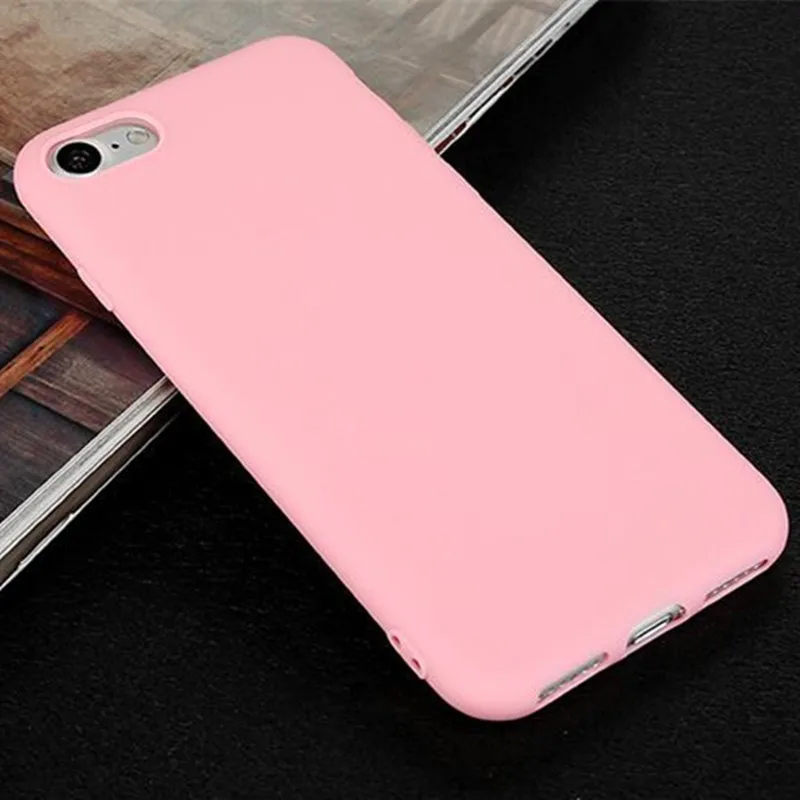 Silicone TPU phone back cover for iphone 7plus matte plain silicone case 5s 6 6s 6plus 7 8 8plus iphoneXS MAX XR |