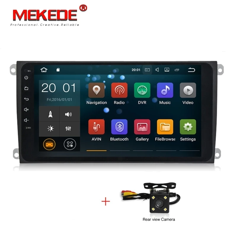9 дюймов Android 7,1 Автомобильный мультимедийный радио аудио для Porsche Cayenne 2003-2010 gps навигация RDS wifi 1024*600 карта - Цвет: Car dvd camera