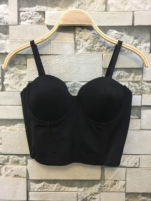 Основной гладкой спандекс пуш ап Bralet Для женщин Бюстгальтер Бюстье Обрезанные