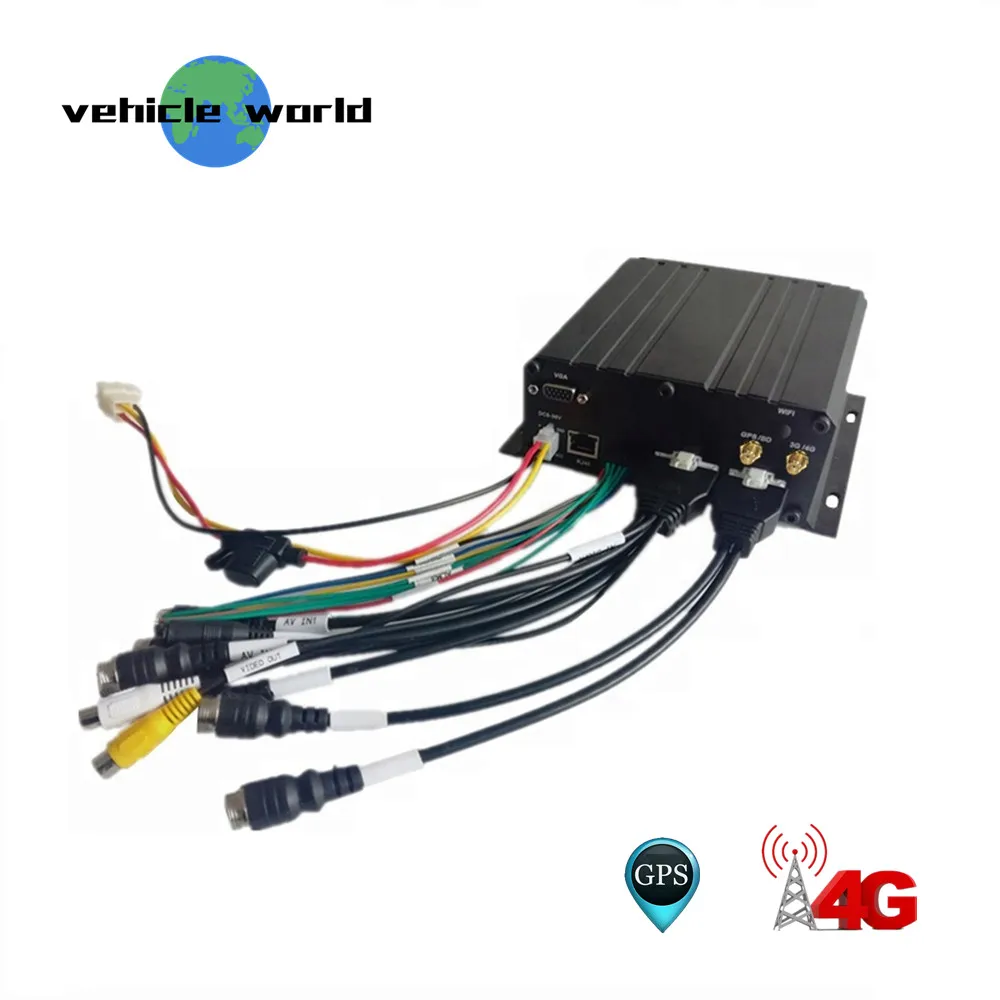 H.264 2.0MP AHD 1080P HDD 6Ch GPS 4G Мобильный DVR для школьного автобуса автомобиля такси