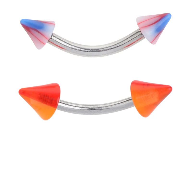 20 шт. изогнутые Кольца для бровей из нержавеющей стали | Украшения и аксессуары