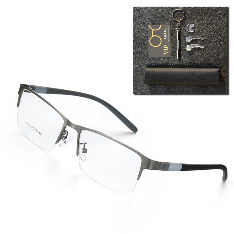 Очки tr90 из титана для близорукости удобные нескользящие очки в оправе 2019|titanium myopia