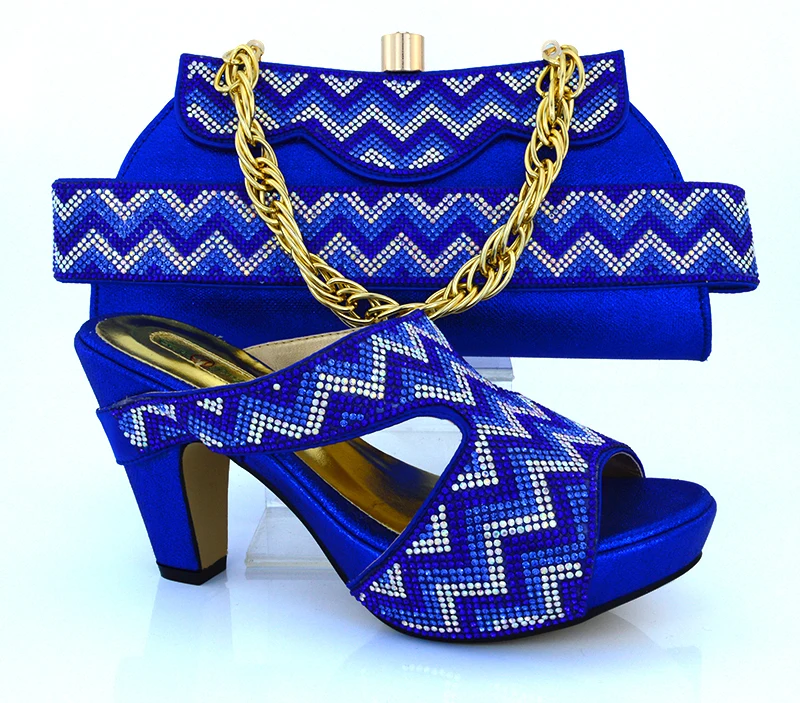MM1010 Royalblue Прекрасный Стиль Дизайна Взрослая Женщина Насосы С Мешком
