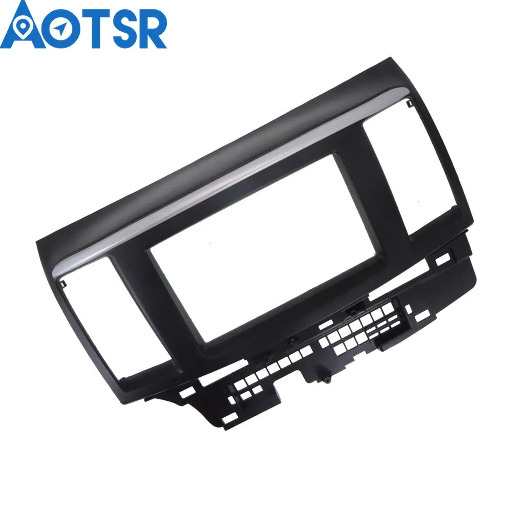 Двойная Din фасция для Mitsubishi Lancer Fortis радио DVD стерео панель монтажная установка