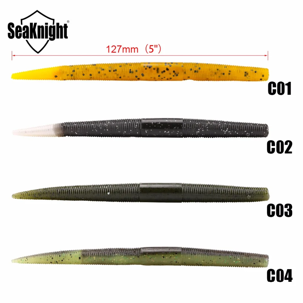 SeaKnight бренд SL018 Серия 6 шт Мягкая рыболовная приманка 127 мм/5.0in 9 г мягкий воблер