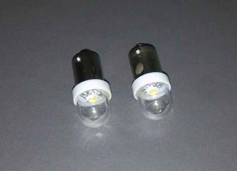 Новейшая светодиодная лампа Ba9s #44 #47 1 SMD 3528 В переменного тока для светодиодных