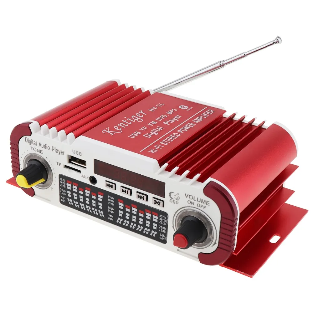 Hi-Fi BtT-совместимый цифровой аудиоплеер автомобильный усилитель FM-радио