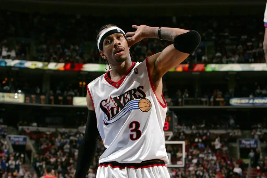 DIY рамка Allen Iverson-AI слушать мое сердце MVP Баскетбольная ткань баскетбольный плакат