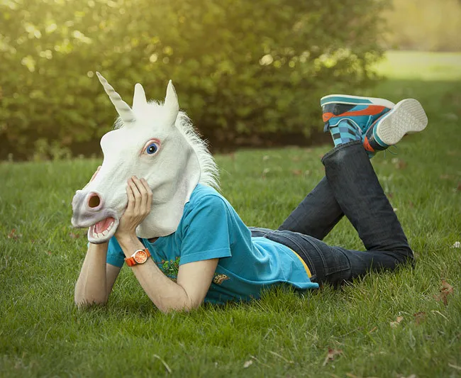 Hot Sale Horse Head Mask White Latex For Halloween &amp Carnival Newly Free Shipping Unicorn Masquerade Masks | Дом и сад