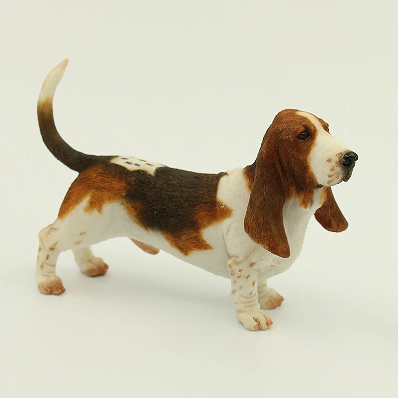 Fashion Simulation Dog Model Sculpture Crafts Car Decoration Collection Figurines Miniatures Decoration Murals Craft Accessories