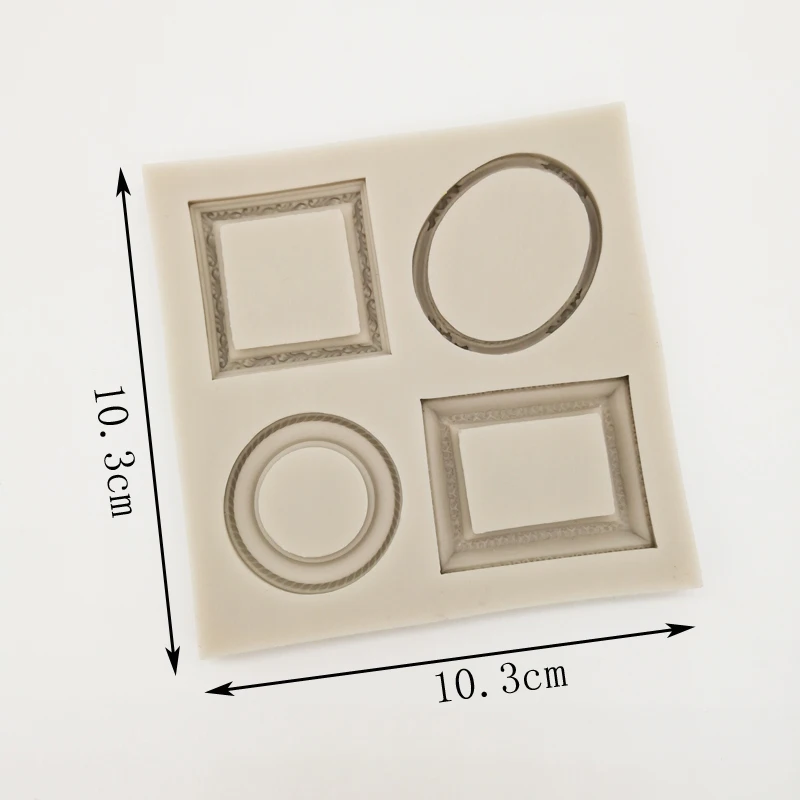 

Европейская ретро рамка для картин силиконовая форма для помадки инструменты для украшения тортов шоколадные формы, Sugarcraft, кухонные гаджет...