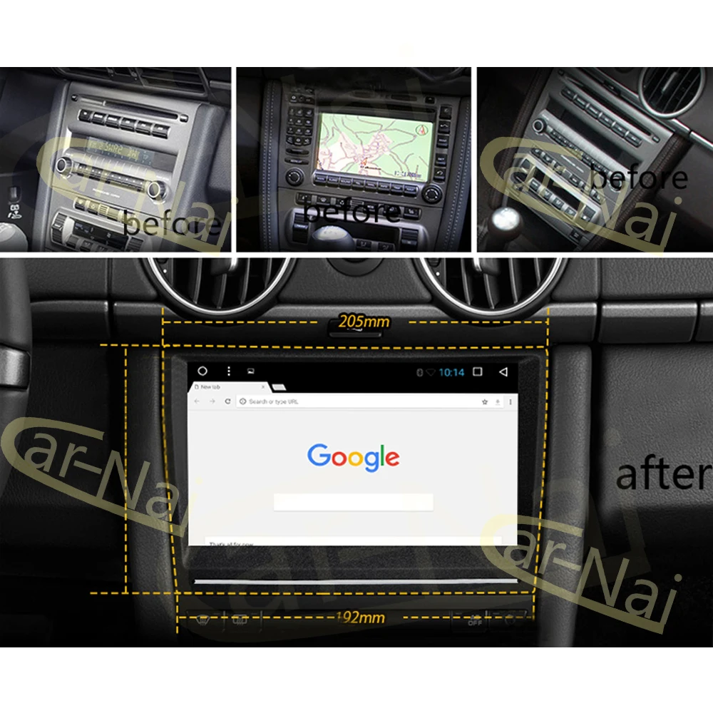 Android 7 1/8 0 автомобильный Радио плеер GPS Navi для Porsche 911 997 Cayman 987 2005 2008 Boxster 2012 головное