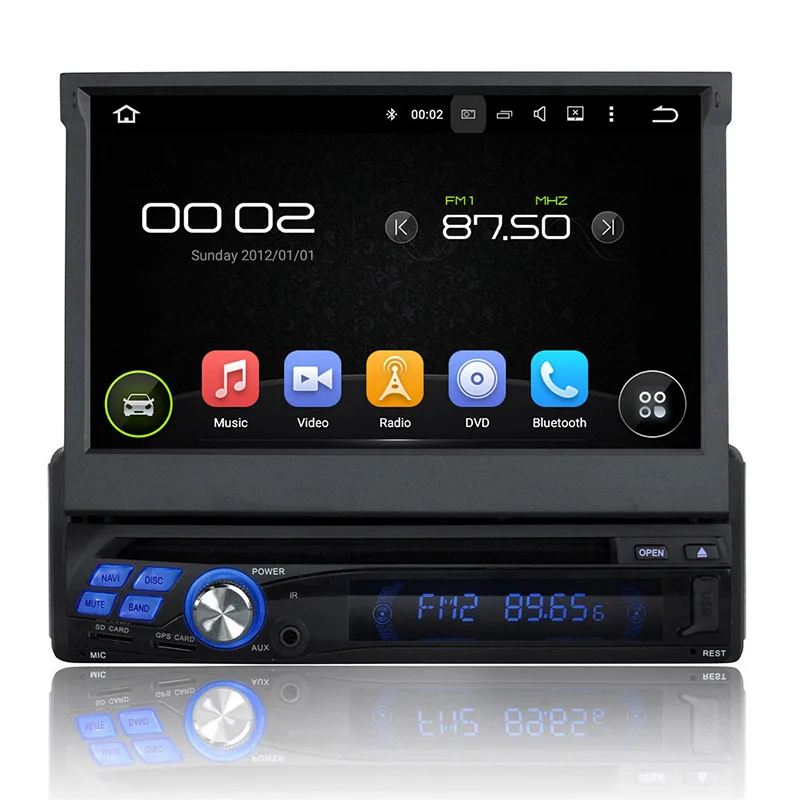 QIMING НАЧАТЬ 2 Din Универсальный Автомобильный DVD GPS Навигации Quad Core Android 5.1.1 Аудио