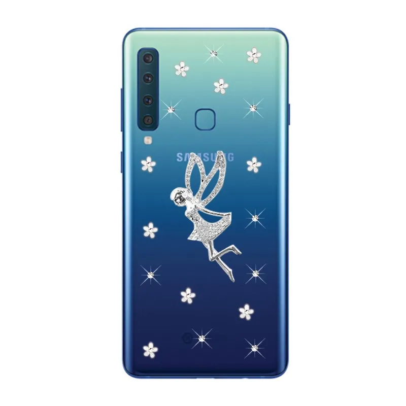 Чехол для Samsung Galaxy A9 2018 Прозрачная силиконовая задняя крышка A7 star pro защита от