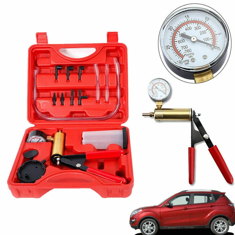 Ручной тормозной Bleeder тестер набор Bleed Kit вакуумный насос автомобильный мотоцикл