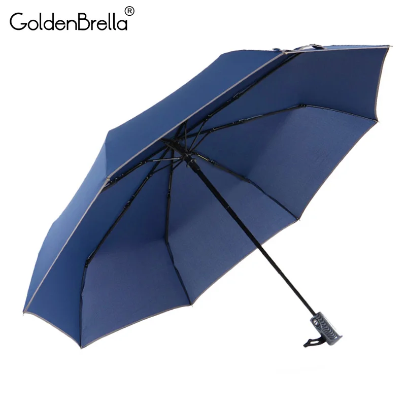 Новый полностью автоматический зонт 3 складных зонта Женский прочный