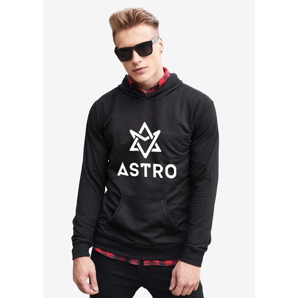 LUCKYFRIDAYF ASTRO Kpop толстовки Moletom STAR Group Весенняя женская/Мужская хлопчатобумажная Повседневная Толстовка Harajuku Мужская/женская одежда