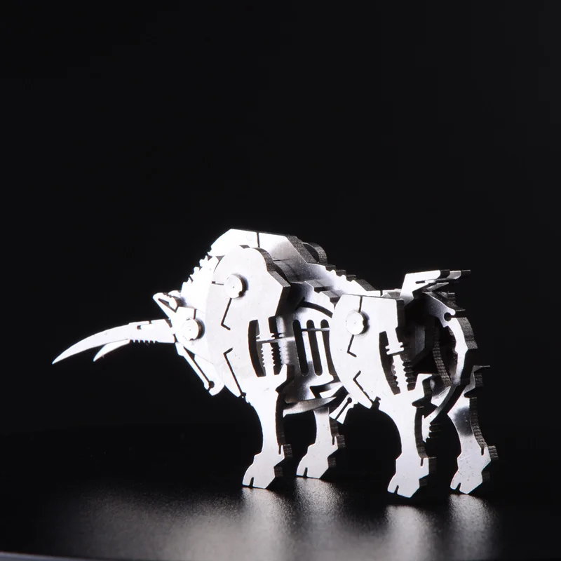 Креативная цельнометаллическая модель из нержавеющей стали 3D съемный