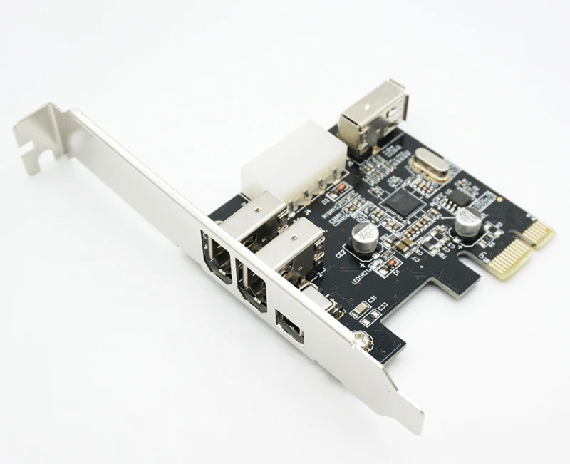 Новый PCIe с 6 контакт. PCI-E FIREWIRE 400 IEEE 1394 карты через чипсет работа окна 8 / MAC OS |