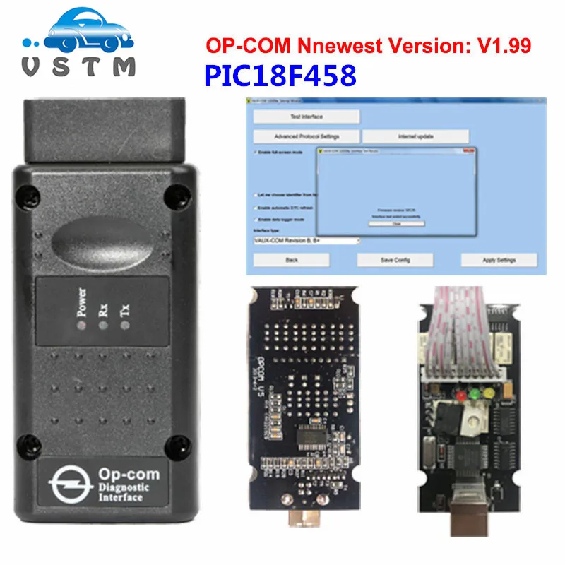 A+ качество OPCOM V1.99 PIC18f45 1,70 1,78 V1.95 прошивка OP-COM Op-el диагностический инструмент Op COM с реальным PIC18F458 FTDI OPCOM 1,99 - Цвет: OPCOM V1.99