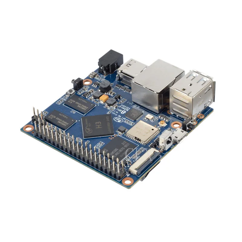 MiNi BPI-M2 + plus Banana Pi M2 H3 четырехъядерный 1 Гб ОЗУ 8 ГБ eMMC BPI плюс WiFi и Bluetooth