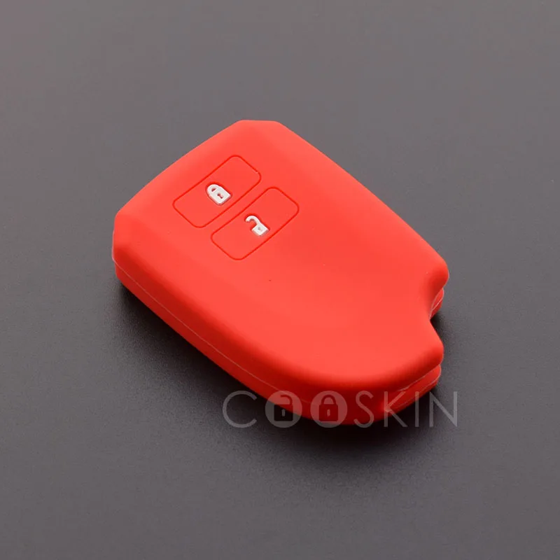 2 button cover for toyota camry corolla vios cute silicone holder key case cap shell keyless entry remote 10Pcs / lot | Автомобили и
