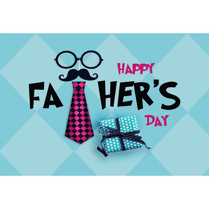 DAWNKNOW Happy Fathers Day фон для фотосъемки с изображением вечерние очки Фотофон со