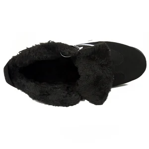 Мужские ботинки, зимние ботинки, высокие мужские меховые плюшевые повседневные ботильоны на шнуровке, черные замшевые кожаные модные кроссовки, 558yu