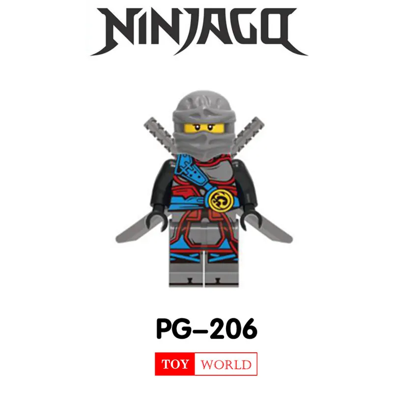 Мастер у Ninjago фильм лорд гармадон Flashback Нья Акула армия рыболов большой белый N POP