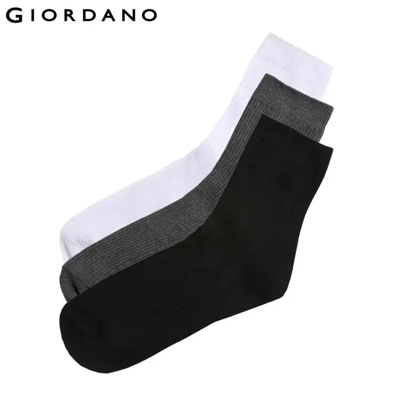 Giordano носки мужские три пары длинных носок в разных цветовых решениях имеют