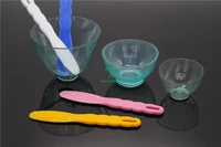 sale 4 spatulas dental lab supplies3 pcs new dental lab rubber mixing bowls