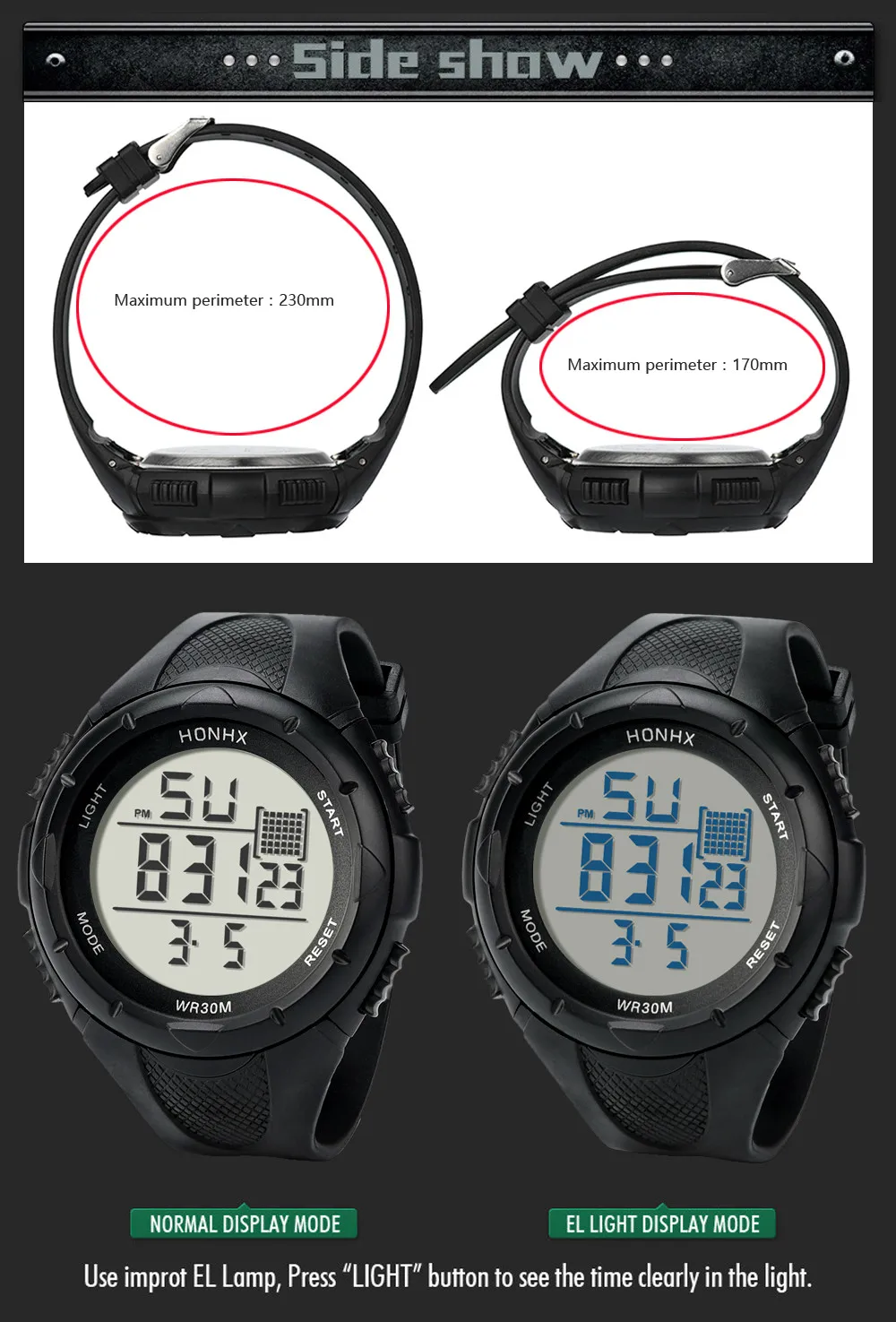 Мужские часы Профессиональные уличные спортивные WtistWatches светодиодный цифровой будильник Дата Военные Спортивные армейские водонепроницаемые кварцевые часы Relogio
