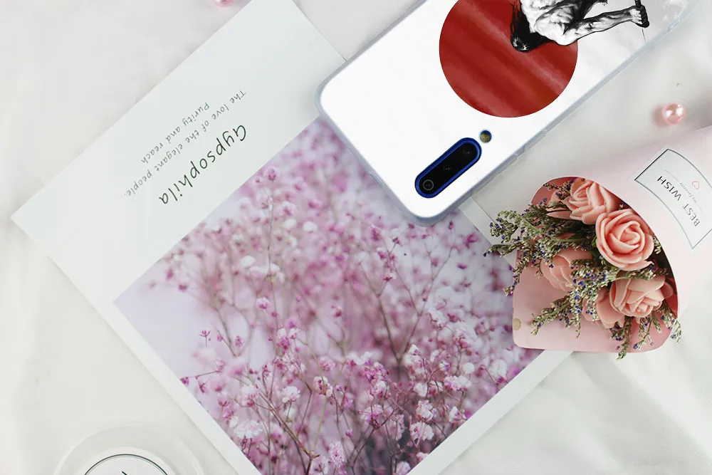 Японский мягкий чехол для телефона с самурайсским мечом Xiaomi 9 8 A2 A3 lite Mi 9t CC9 9se 5X 6 10