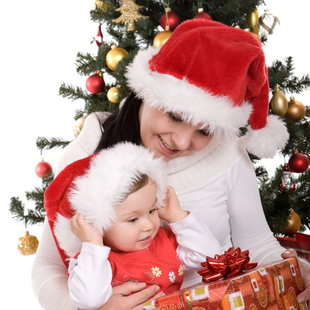 Christmas Ornament Hats Children Headwear Child Hat Adult Cartoon Luminescence | Дом и сад