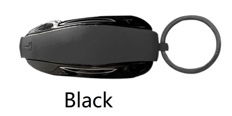 Black (model 3) Смарт-ключ защитный чехол Брелок креативный кулон защитный чехол автомобильный ключ чехол для Tesla модель X S модель 3 - Название цвета: Black (model 3)
