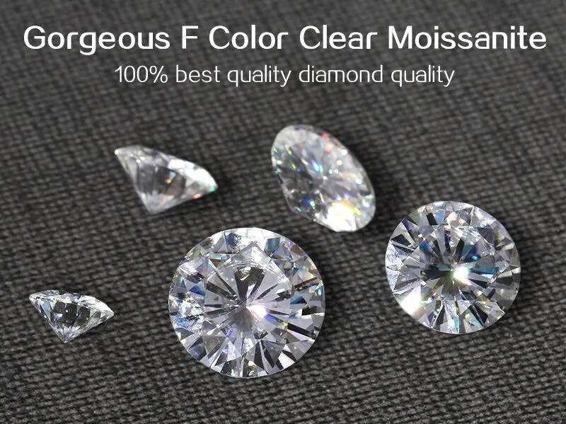 Цена оптовой продажи 0.5ct 5 мм f Цвет круглой огранки Лаборатория Grown свободные