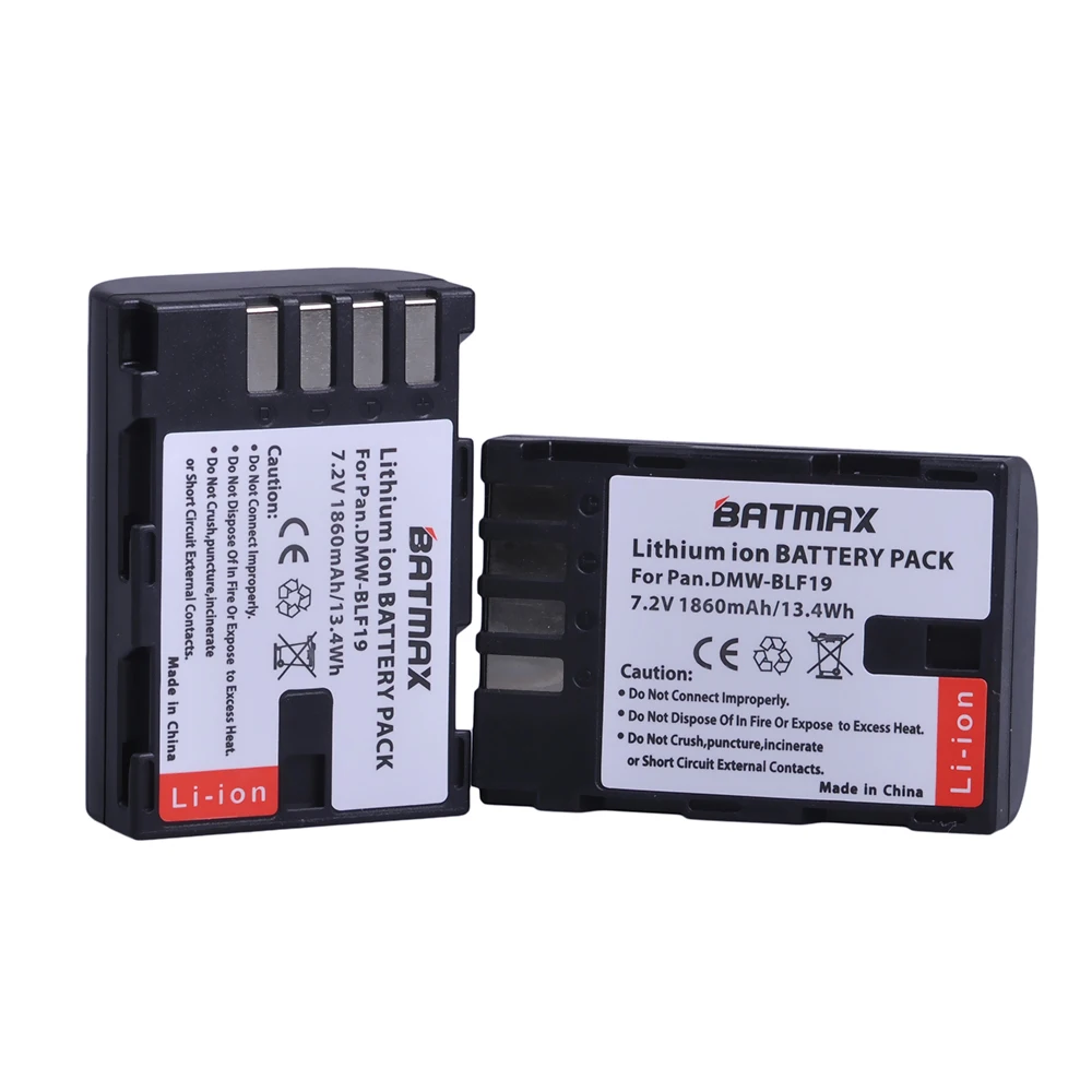 2Pcs DMW-BLF19 BLF19 BLF19E Battery +EU Wall Charger Kits for Panasonic Lumix DMC-GH3 DMC GH3 GH4 DMC-GH4 Camera Batteries | Электроника