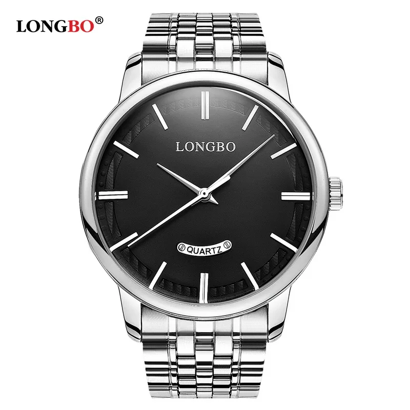 Fashion LONGBO Brand Quartz Watch lovers Watches Women Men Couple Lovers Business Gift Analog Steel Wristwatches Casual Gold |