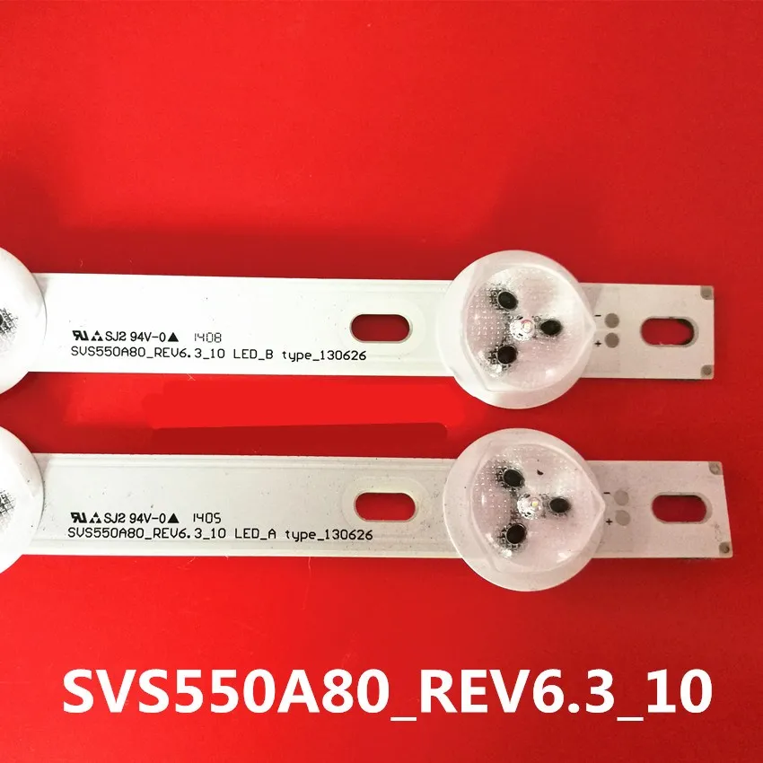 1 комплект = 16 шт. светодиодных лент для подсветки TCL TV svs550a80 _ rev6.3_10 светодиодный B/A