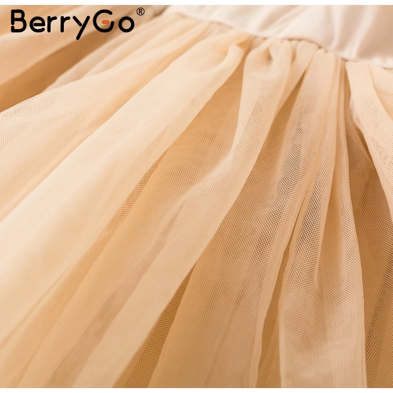 BerryGo Sexy V образным вырезом с открытыми плечами, сеточка синяя блузка для женщин Элегантный рюшами рубашка летние розовые Топы корректирующие повседневное уличн